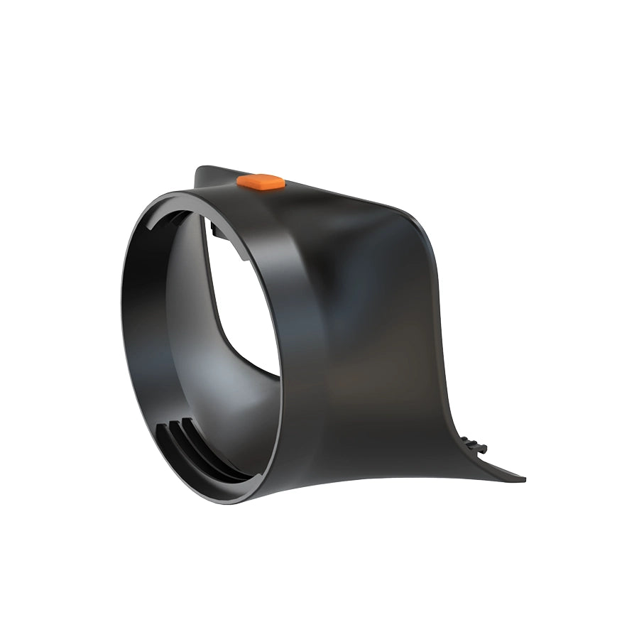 Front air inlet duct adapter for ZERO BREEZE Mark 3, designed to connect the intake duct securely for drawing in fresh air.