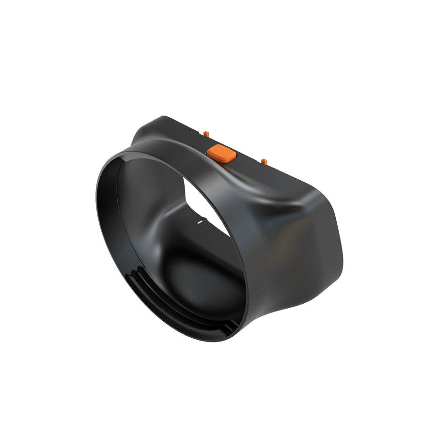 Rear air outlet duct adapter for ZERO BREEZE Mark 3, used to connect the rear exhaust duct for directing warm air out of enclosed spaces.