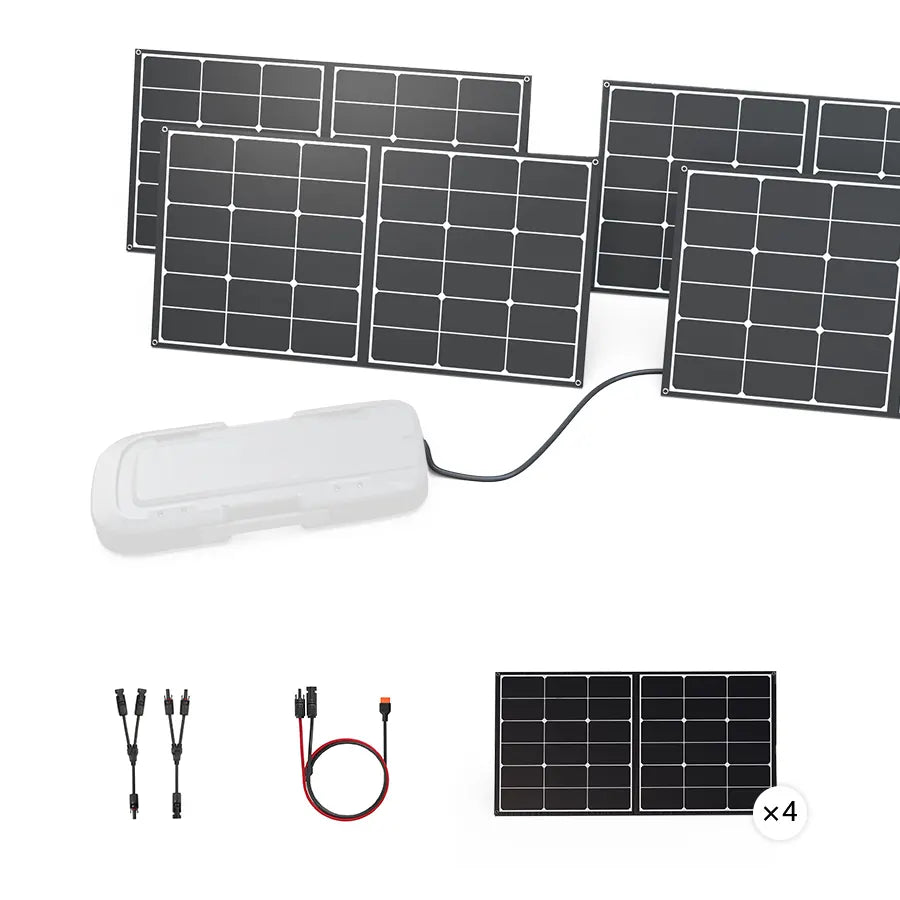 4x 100W Solar Panels for Mark 3 Battery