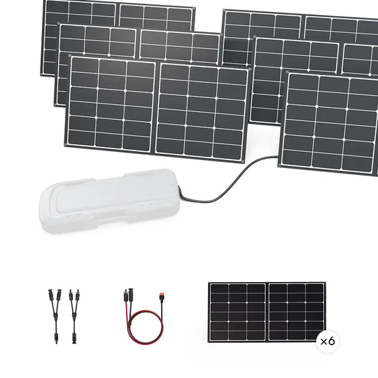 6x 100W Solar Panels for Mark 3 Battery
