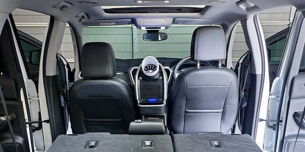 How do I keep my car cool while camping?