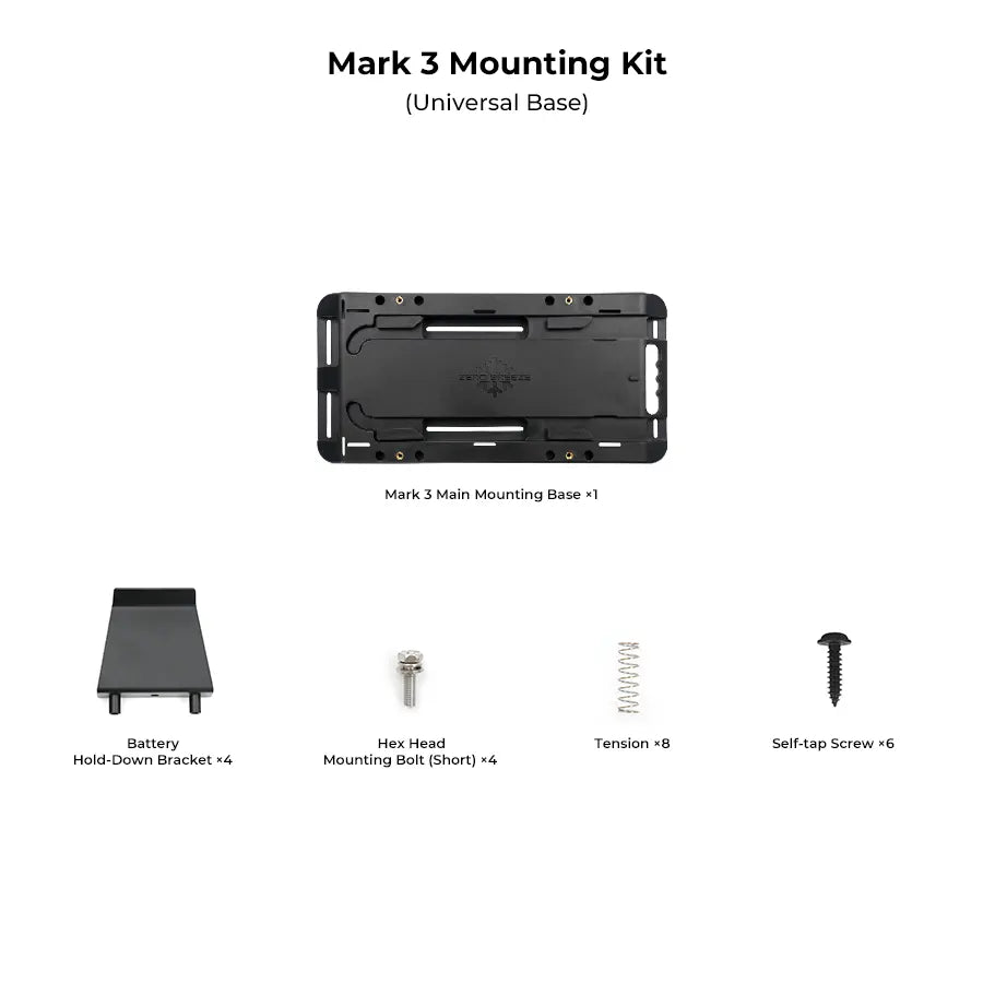 ZERO BREEZE Mark 3 Mounting Kit