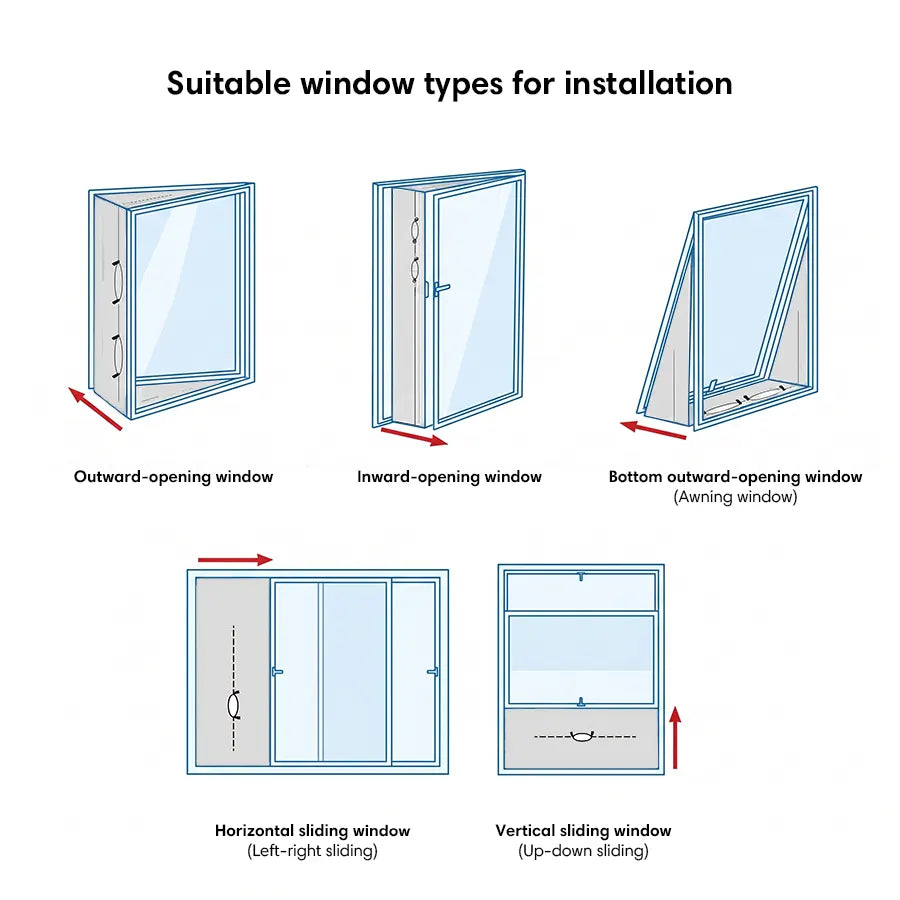 ZERO BREEZE Universal Window Seal Cloth for Portable AC