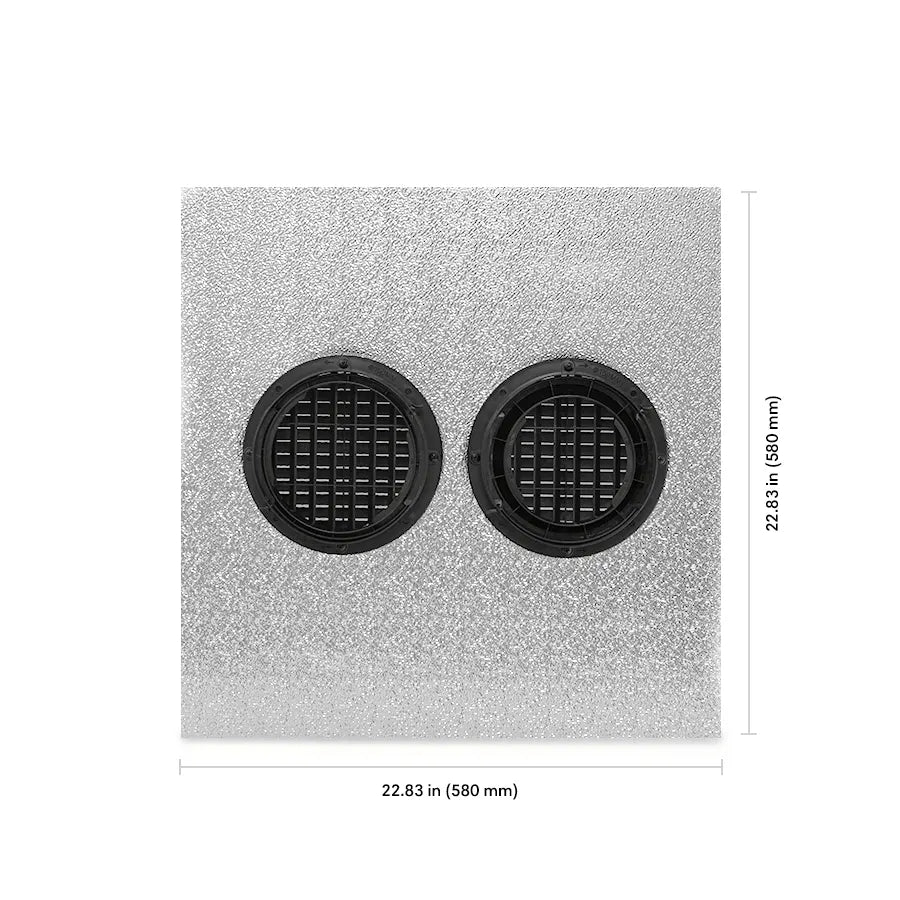 ZERO BREEZE Portable AC Window Venting Kit for Boats