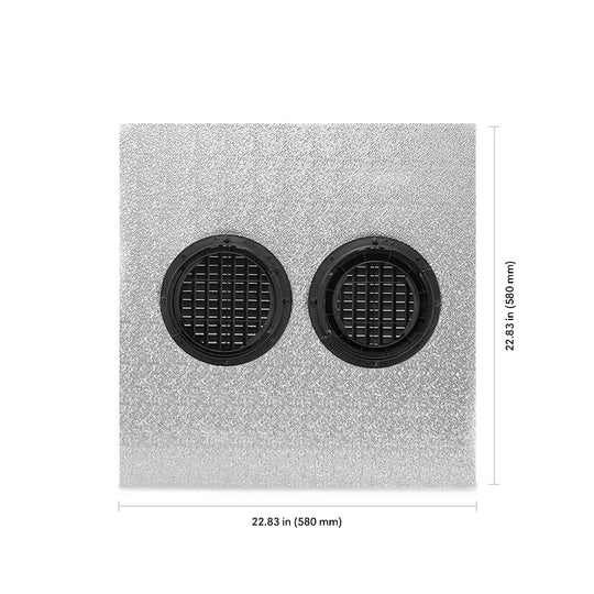 ZERO BREEZE Portable AC Window Venting Kit for Boats